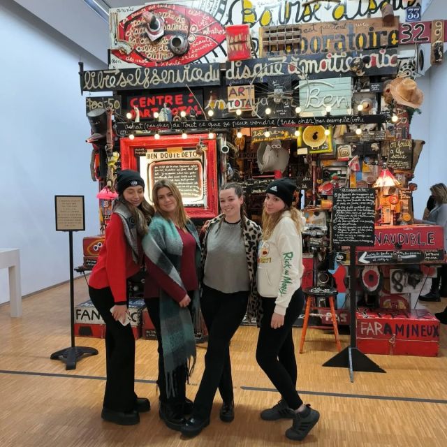 3r dia Erasmus+ a Paris.
Avui pluja i molt fred🥶 però hem estat a una exposició a la place su Madeleine  anomenada "Europa experiance", place du Concorde i visita guiada per l'exposició del centre Pompidou @insguillemcata #ipguillemcatà #erasmusplus
